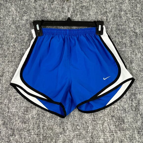 Nike Shorts Womens S Blue Tempo Lined‎ Dri Fit Running Run Workout Train Gym - Picture 1 of 9